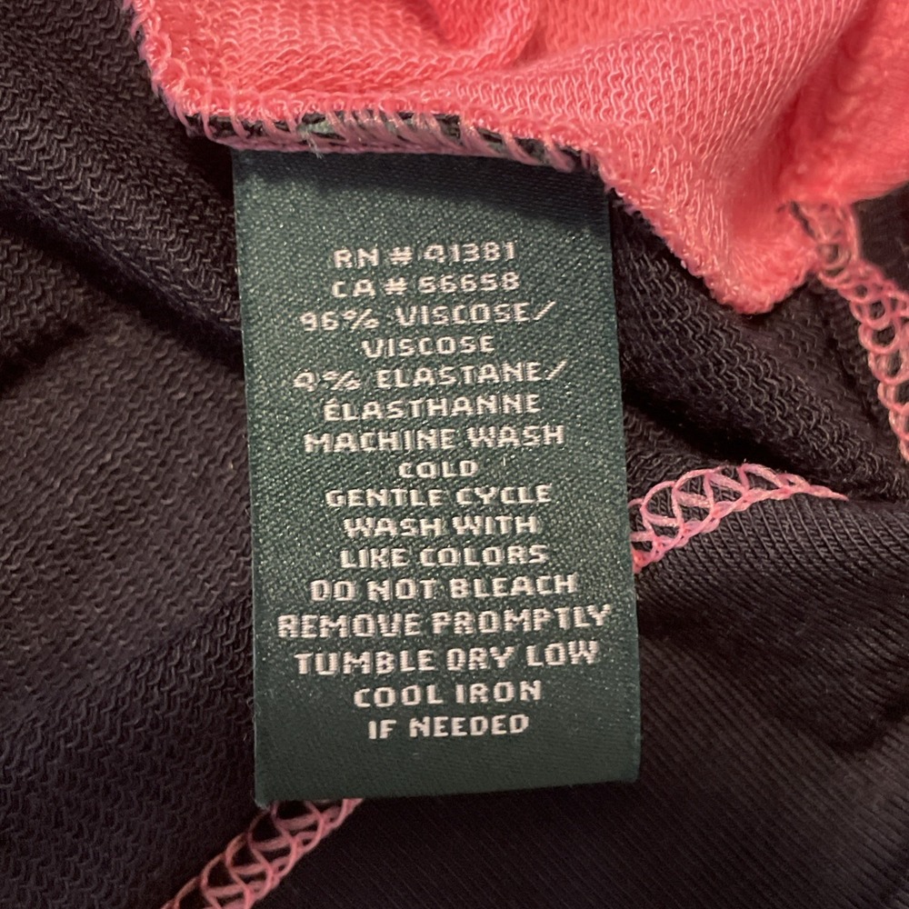 Lauren Ralph Lauren Women's M Red Solid Knit Crew Neck Logo Long Sleeve‎ T-Shirt - Picture 9 of 10